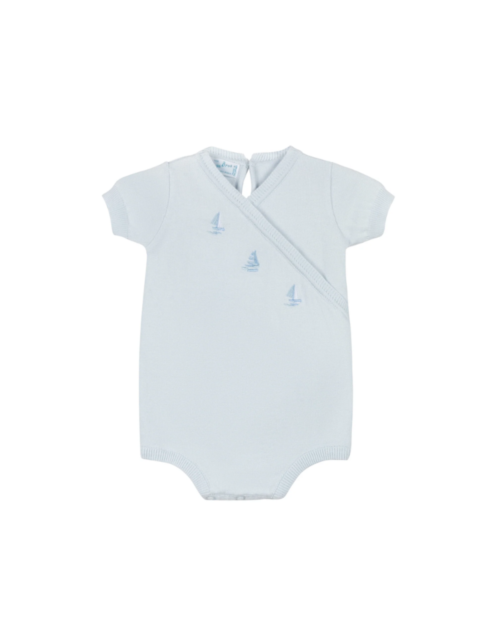Feltman Brothers Little Sailboats Knit Romper
