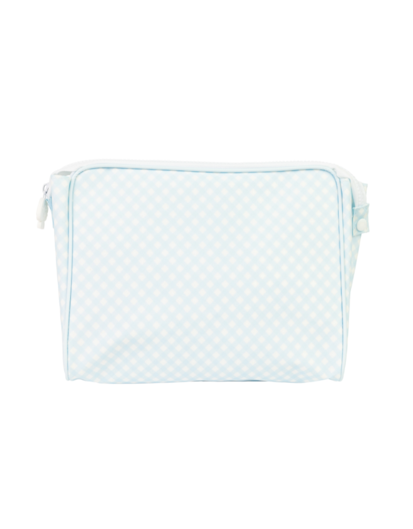 Apple of My Isla The Go Bag Small, Blue Gingham