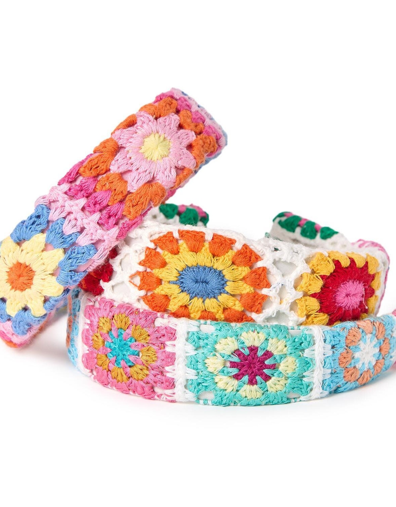 Two's Company Floral Crochet Headband