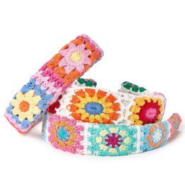 Two's Company Floral Crochet Headband