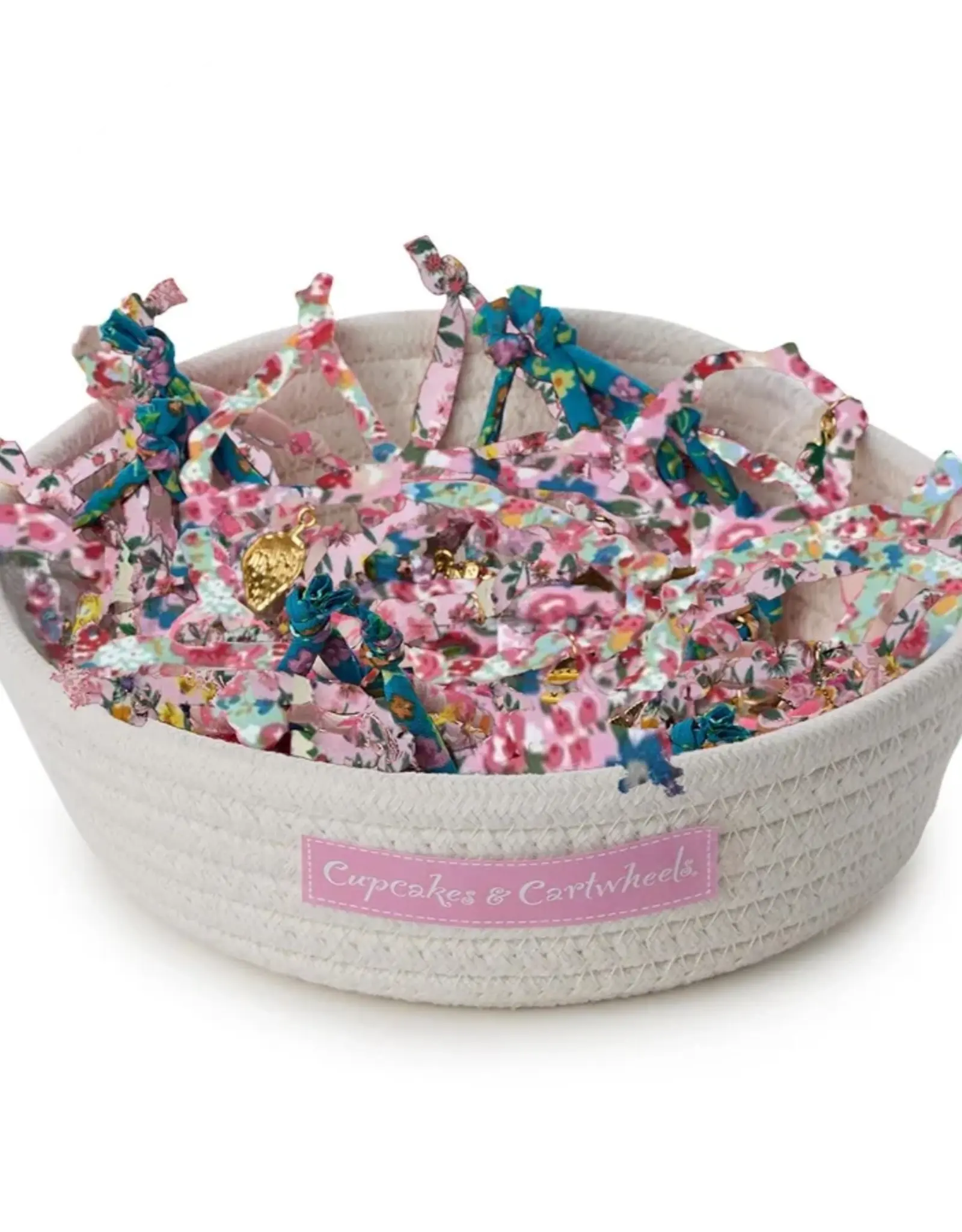 Two's Company Slip-On Knotted Bracelet w/ Charm