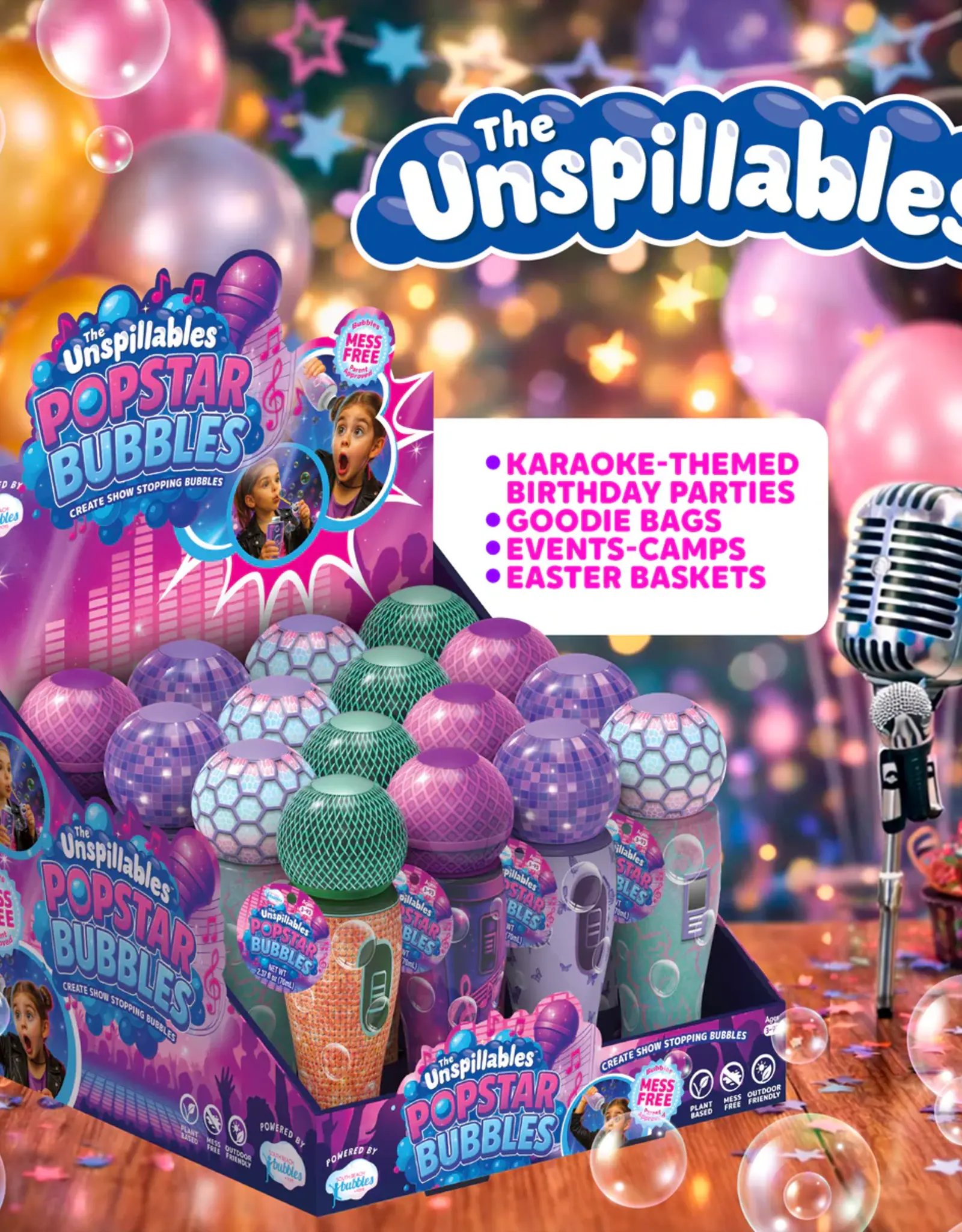 South Beach Bubbles The Unspillable Pop Star Bubbles