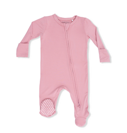 Angel Dear Solid Rose Elegance 2 Way Zipper Footie