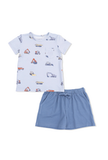 Angel Dear Construction Vehicles Short Set