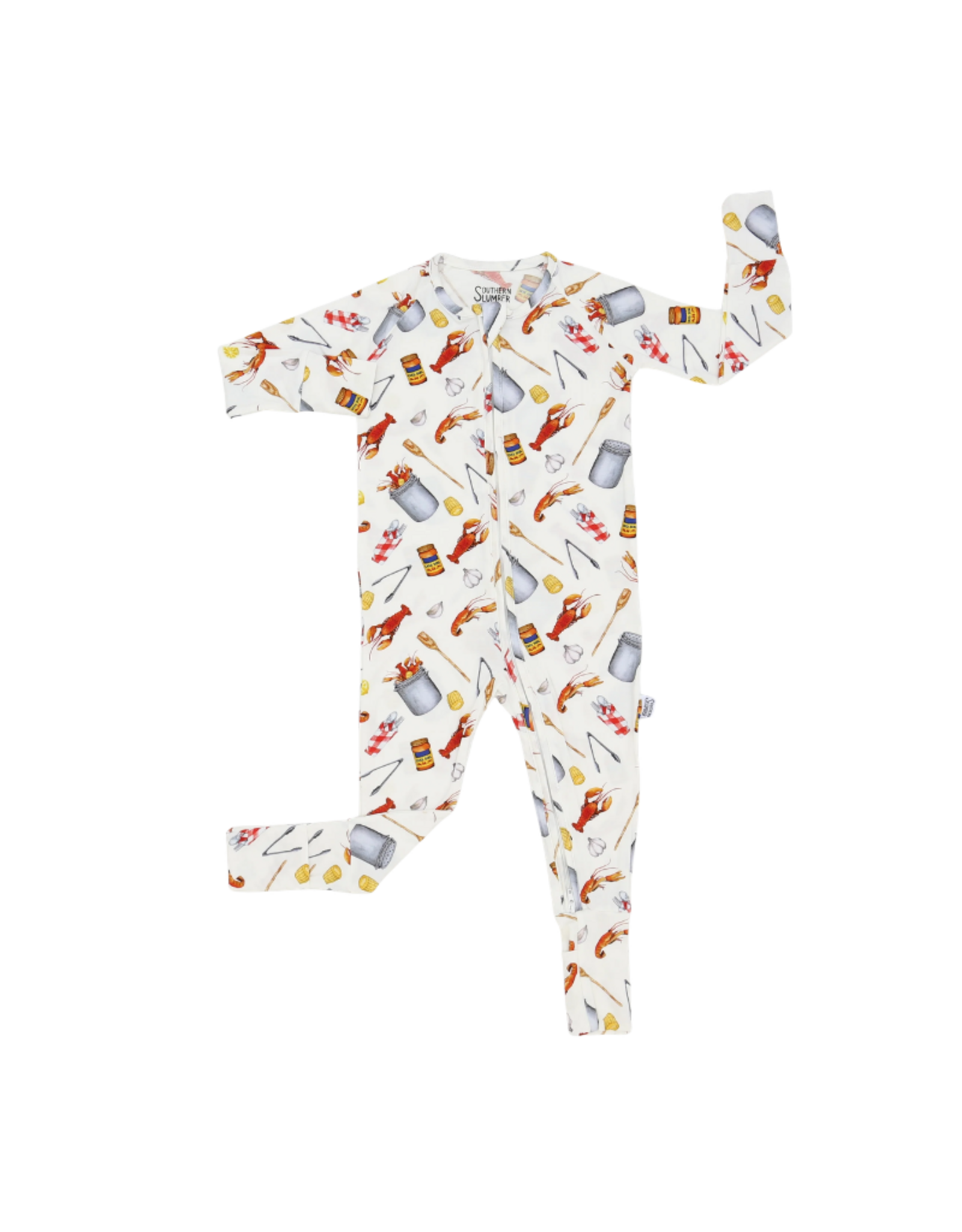 Southern Slumber Crawfish Boil Double Zipper Bamboo Sleeper