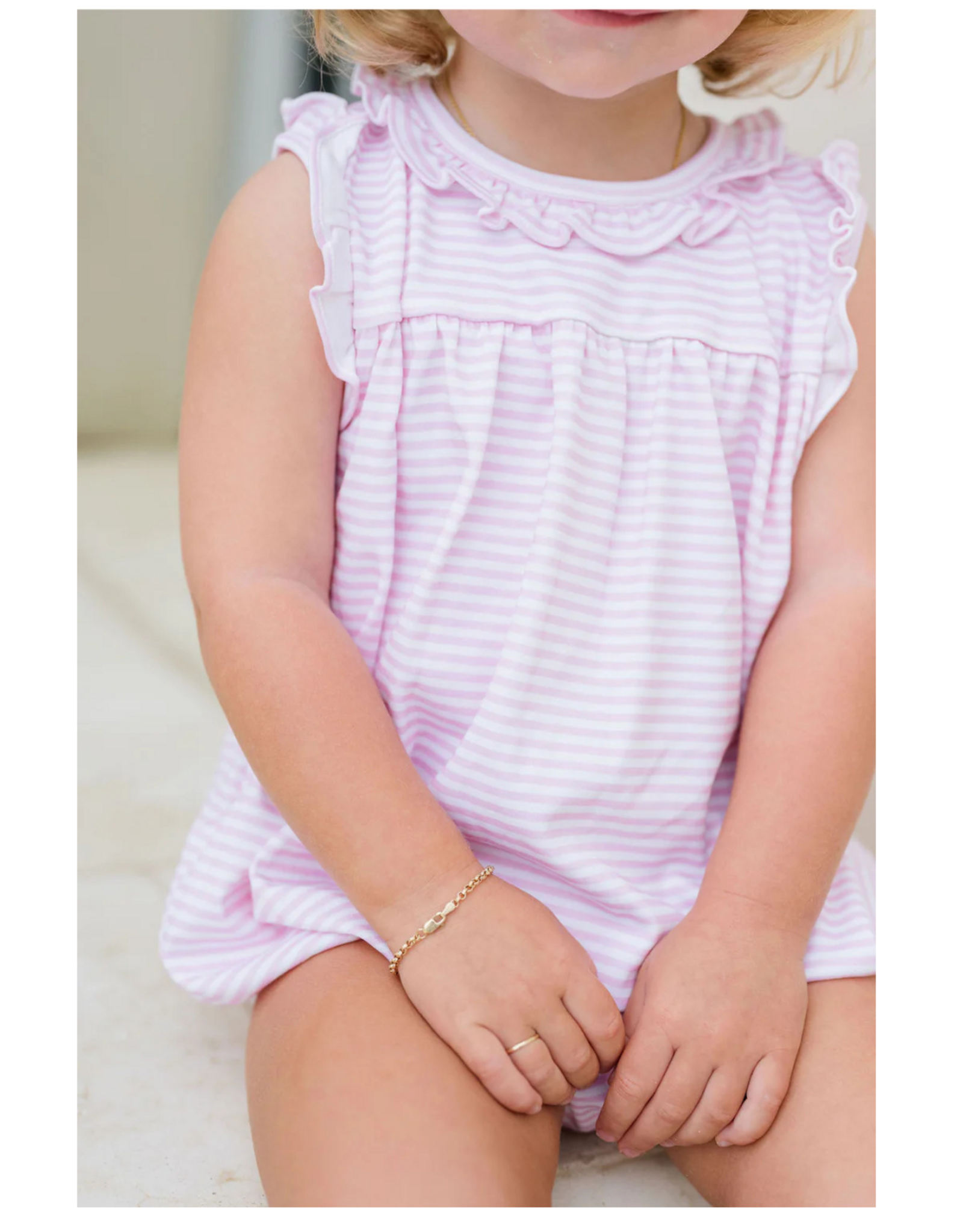 James and Lottie Rosie Bubble, Light Pink Stripe