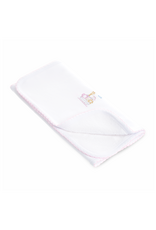 Magnolia Baby Noah's Ark Burp Cloth, Pink