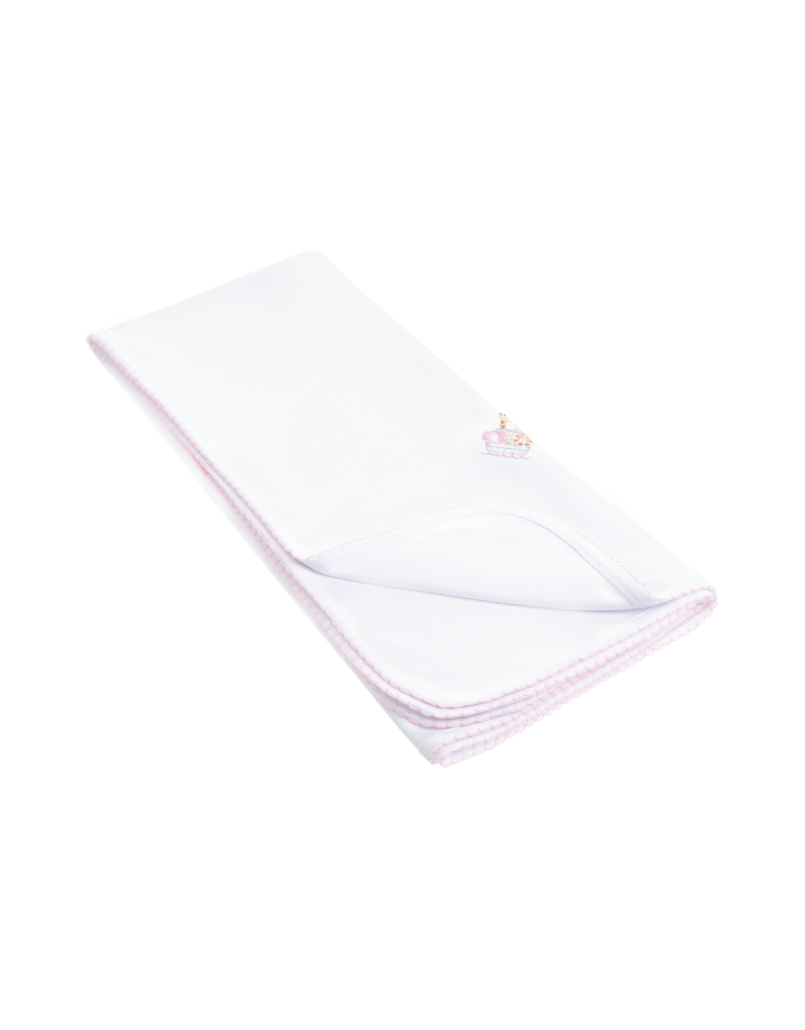 Magnolia Baby Noah's Ark Receiving Blanket, Pink