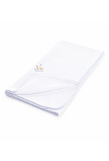 Magnolia Baby Noah's Ark Receiving Blanket, Blue
