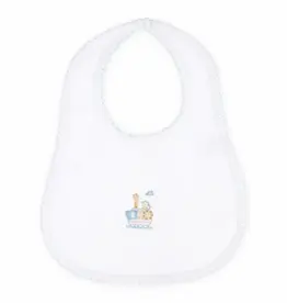Magnolia Baby Noah's Ark Bib, Blue