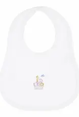 Magnolia Baby Noah's Ark Bib, Pink