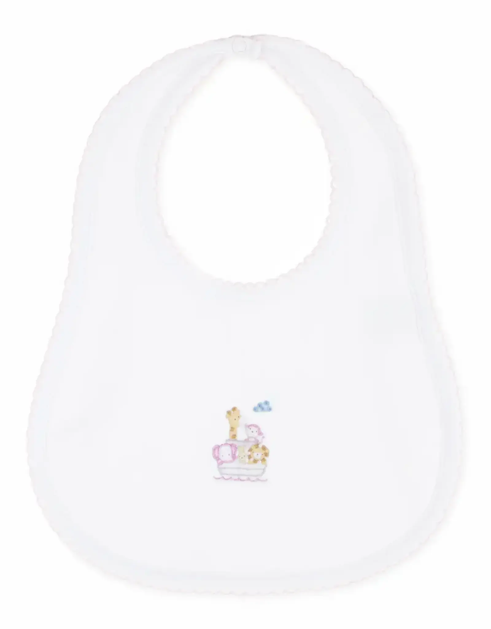 Magnolia Baby Noah's Ark Bib, Pink