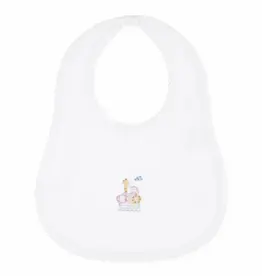 Magnolia Baby Noah's Ark Bib, Pink