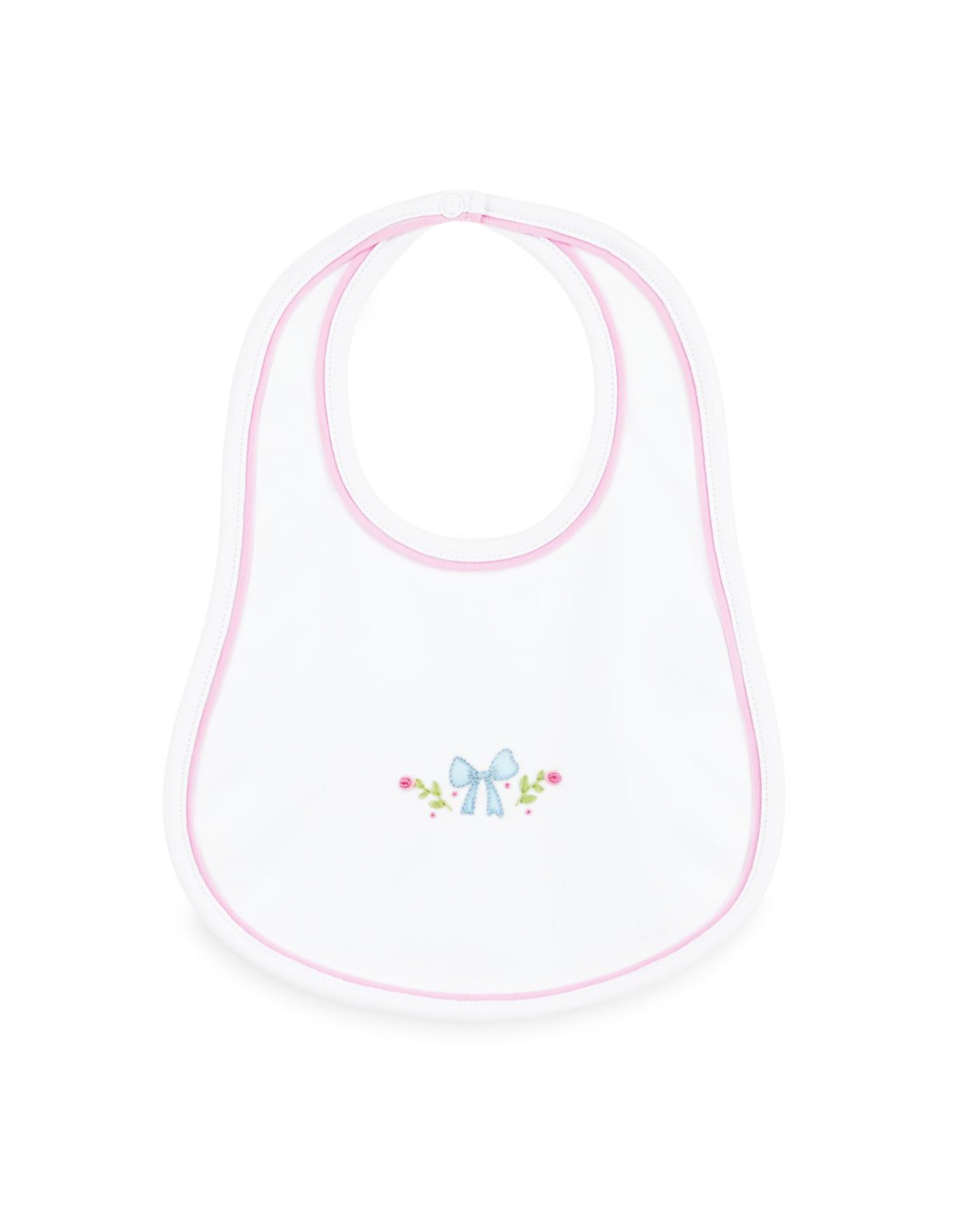 Magnolia Baby Evelyn's Classic Bib, Sky Blue