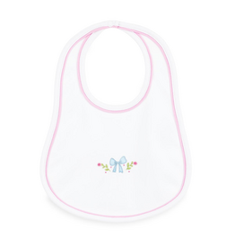 Magnolia Baby Evelyn's Classic Bib, Sky Blue