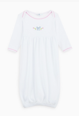 Magnolia Baby Evelyn's Classic Gathered Gown, Sky Blue