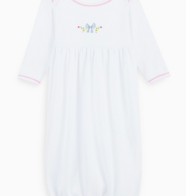 Magnolia Baby Evelyn's Classic Gathered Gown, Sky Blue
