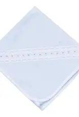 Magnolia Baby Landry Smocked Receiving Blanket, Light Blue