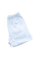 James and Lottie Conrad Shorts, Blue Stripe Knit