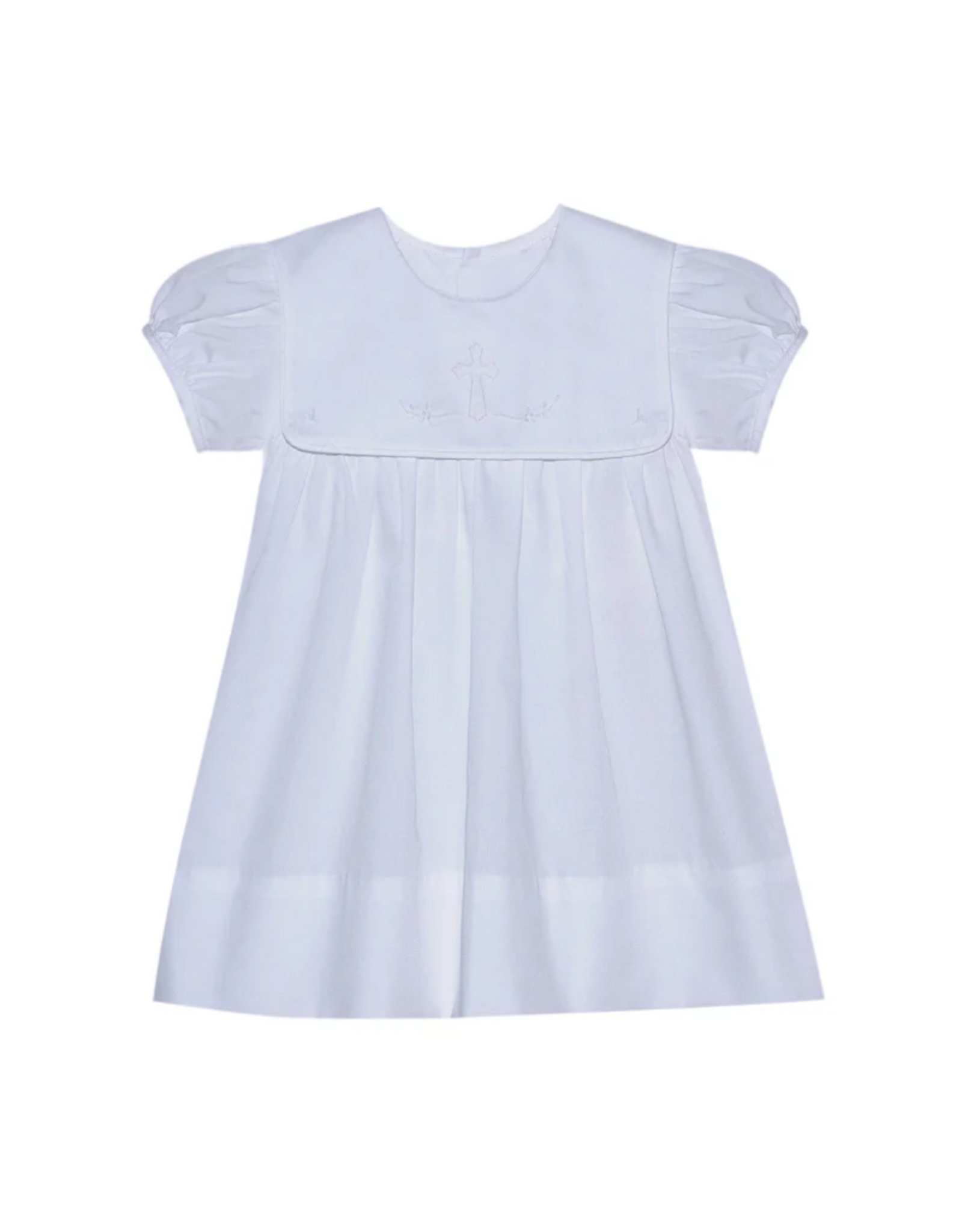 Baby Sen White Ellis Dress - Cross