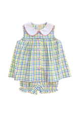 The Beaufort Bonnet Company Tabitha's Teacher's Pet Bloomer Set, Primland Plaid