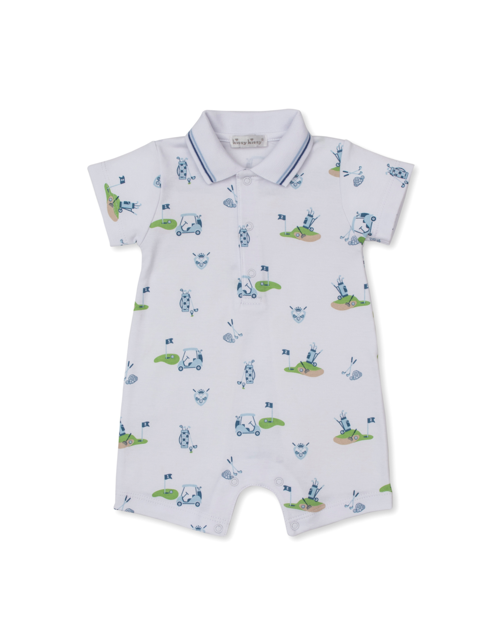 Kissy Kissy Golf Championship Print Short Playsuit