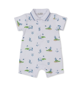 Kissy Kissy Golf Championship Print Short Playsuit