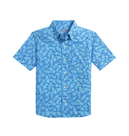 Southern Tide Coastal Breeze Pineapple Parade SS Sportshirt