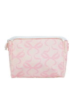 Apple of My Isla The Go Bag Small, Pink Bows On Pink