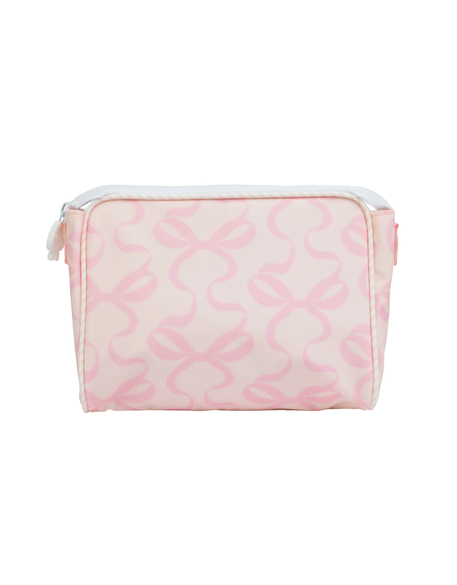 Apple of My Isla The Go Bag Small, Pink Bows On Pink