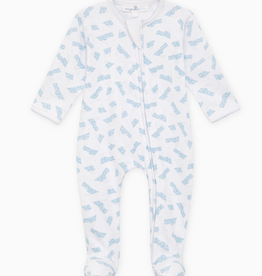 Magnolia Baby Choo Choo Train Print Footie