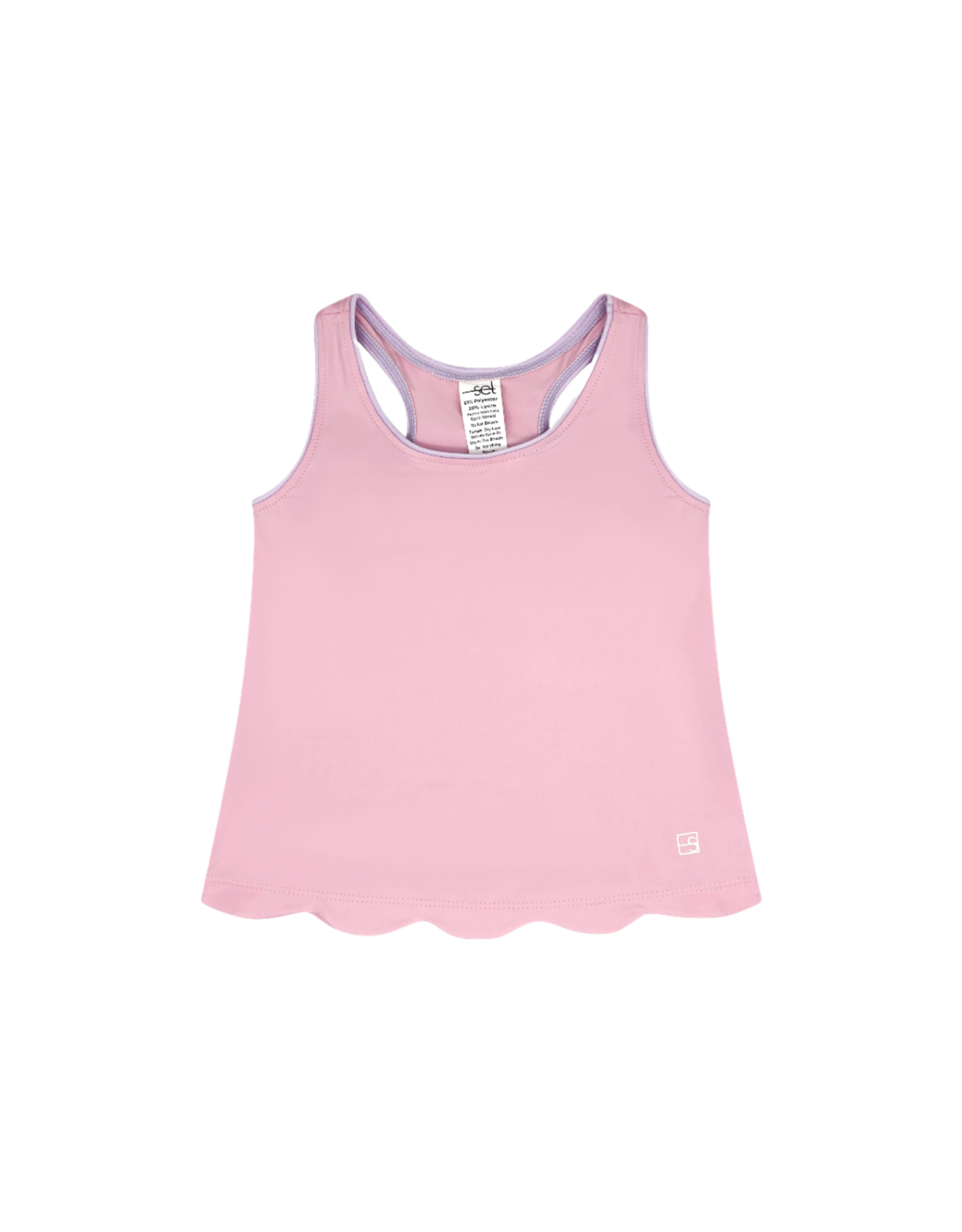 SET Anna Scallop Tank - Cotton Candy Pink