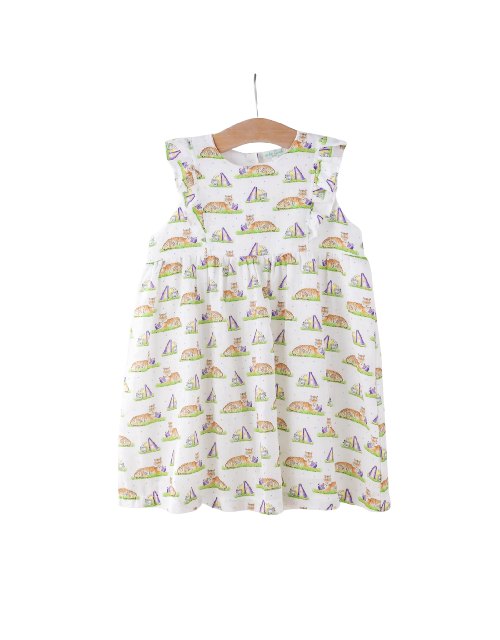 Nola Tawk Mascot Mania in Louisiana Organic Muslin Dress