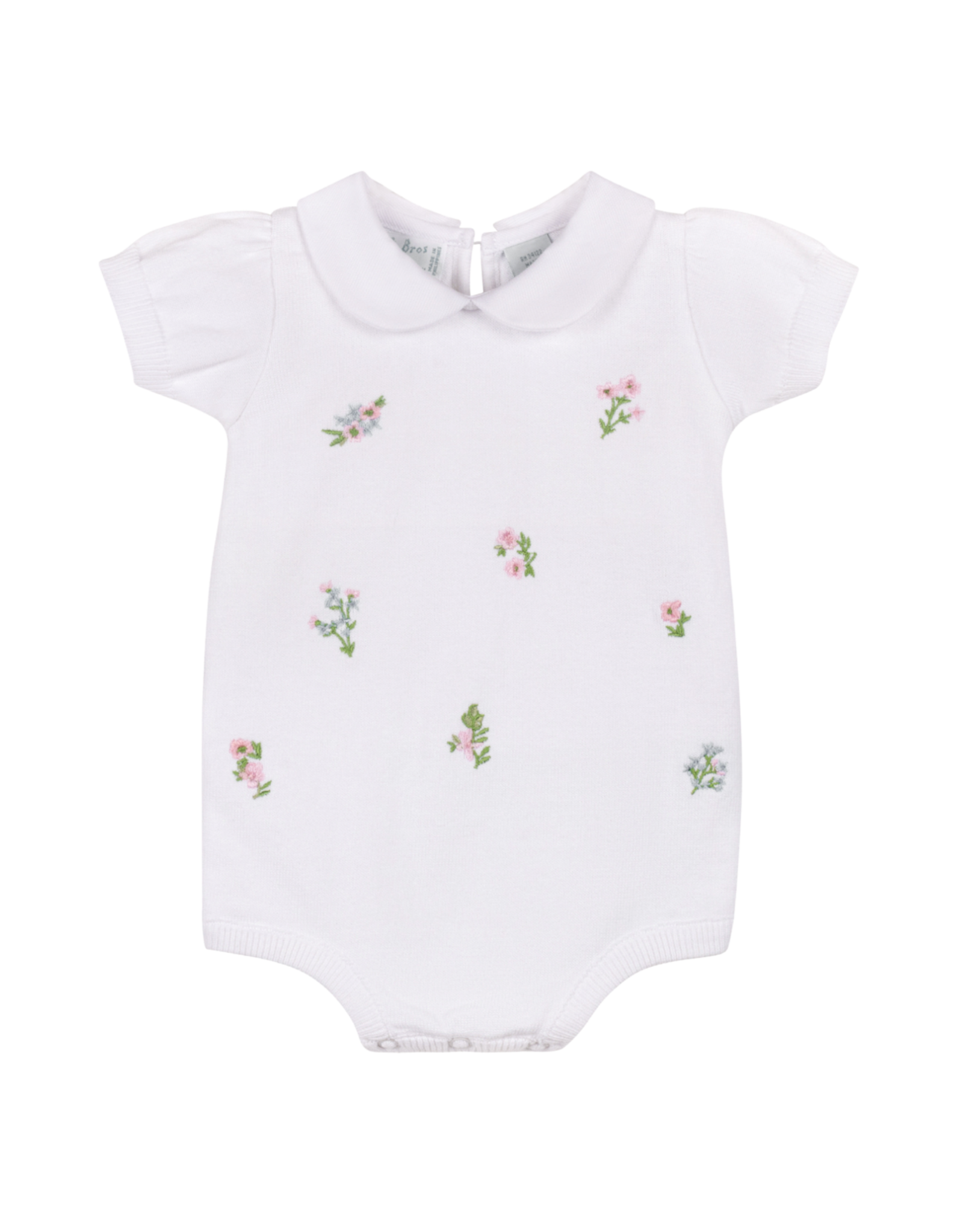 Feltman Brothers Embroidered Garden Knit Romper