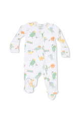 Angel Dear Pickles Playing Pickleball 2 Way Zipper Footie