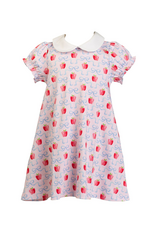 The Proper Peony Apple Blossom Short Sleeve Pima Dress *PRESALE*