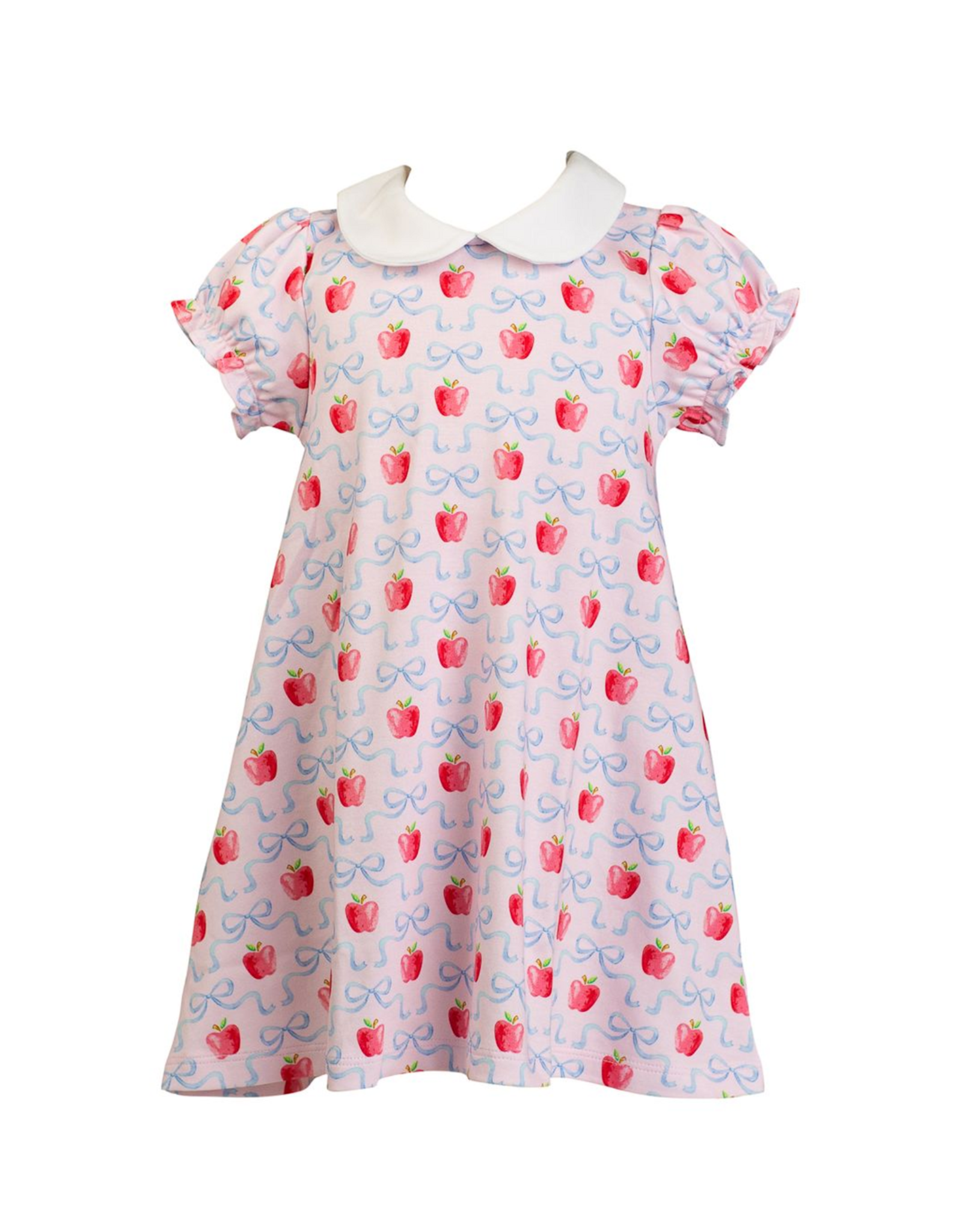 The Proper Peony Apple Blossom Short Sleeve Pima Dress *PRESALE*