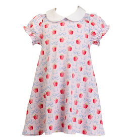 The Proper Peony Apple Blossom Short Sleeve Pima Dress *PRESALE*