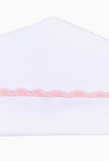 Magnolia Baby Baby Joy Hat with Pink Crochet Trim