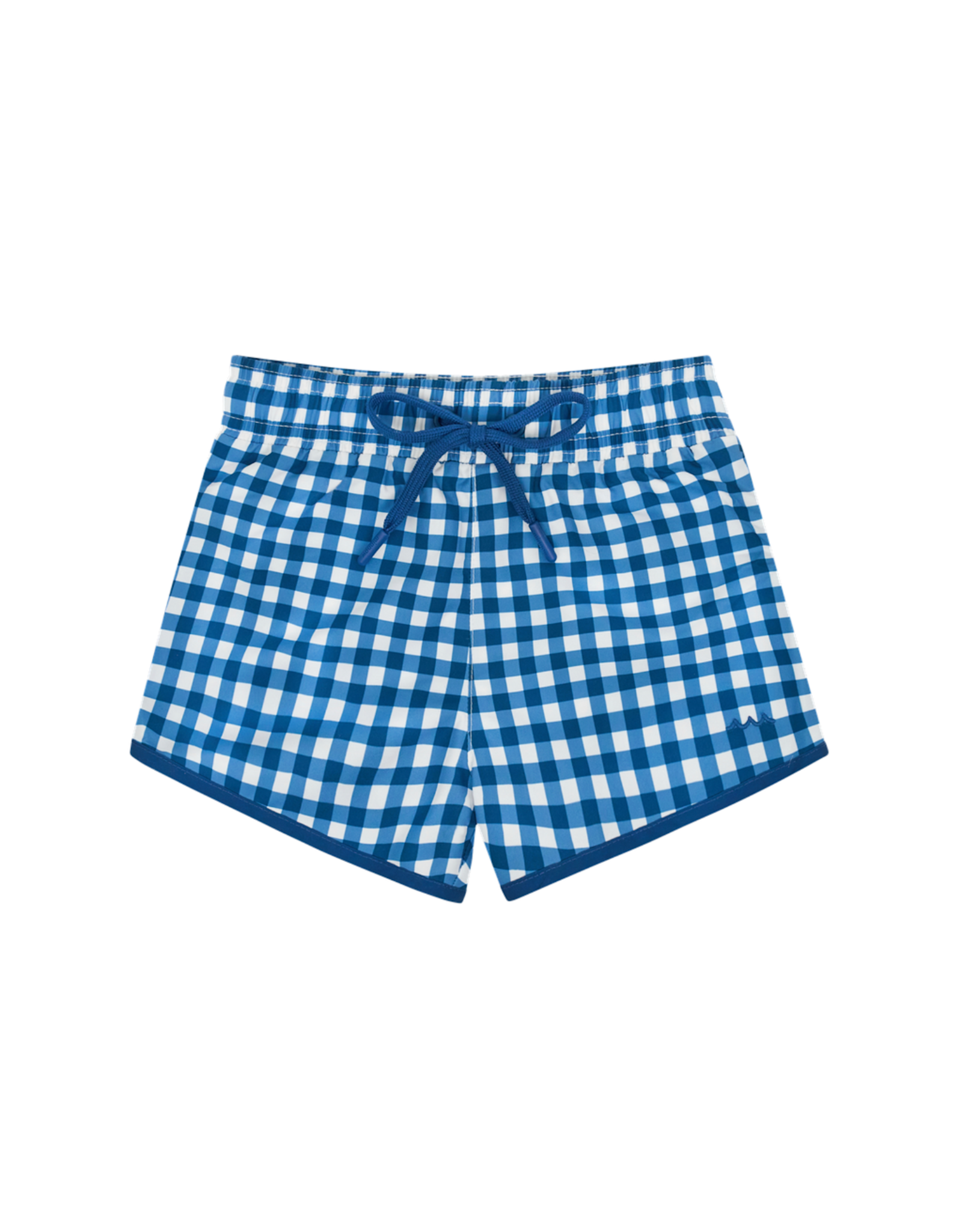 Minnow Boys Navy Gingham Boardie