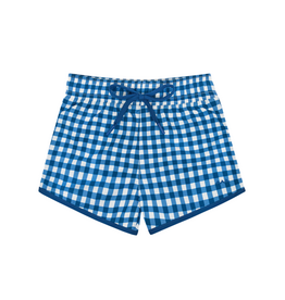 Minnow Boys Navy Gingham Boardie