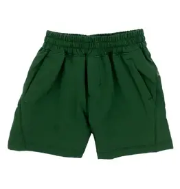 Properly Tied Boys Court Short Hunter Green