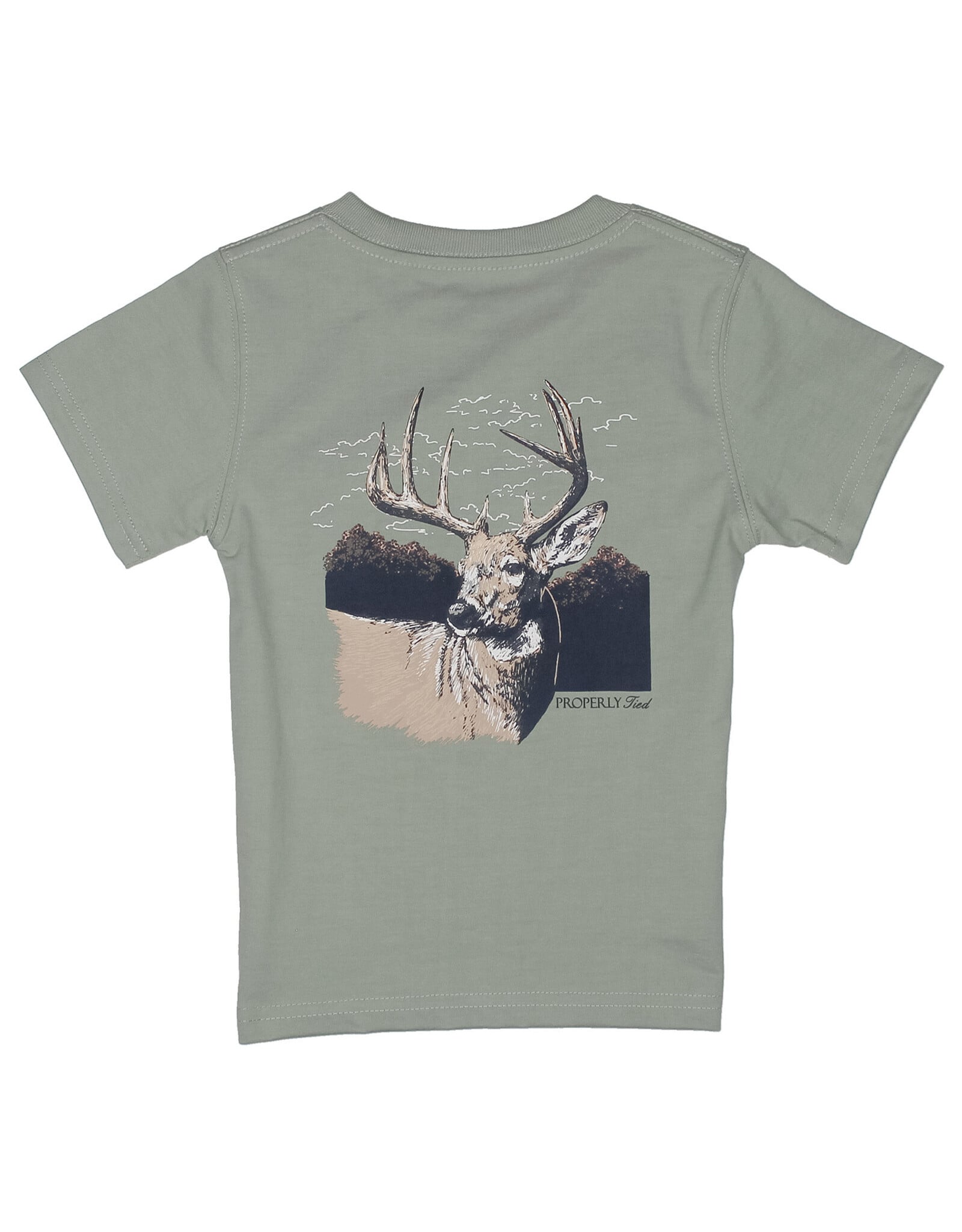 Properly Tied Boys Buck SS Sage