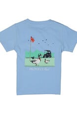 Properly Tied Boys Fowl Play SS Light Blue