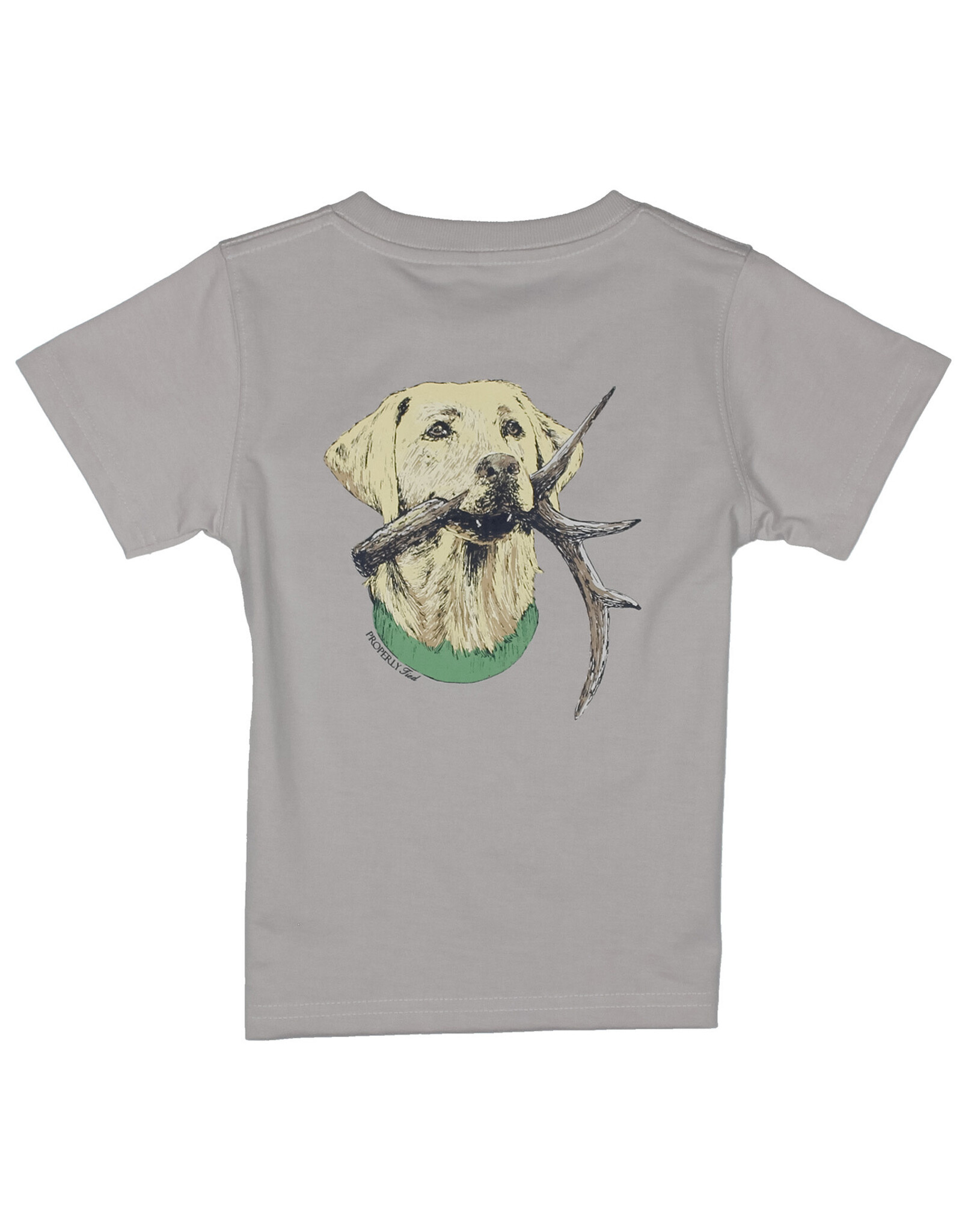 Properly Tied Boys Antler Lab SS Ice Grey