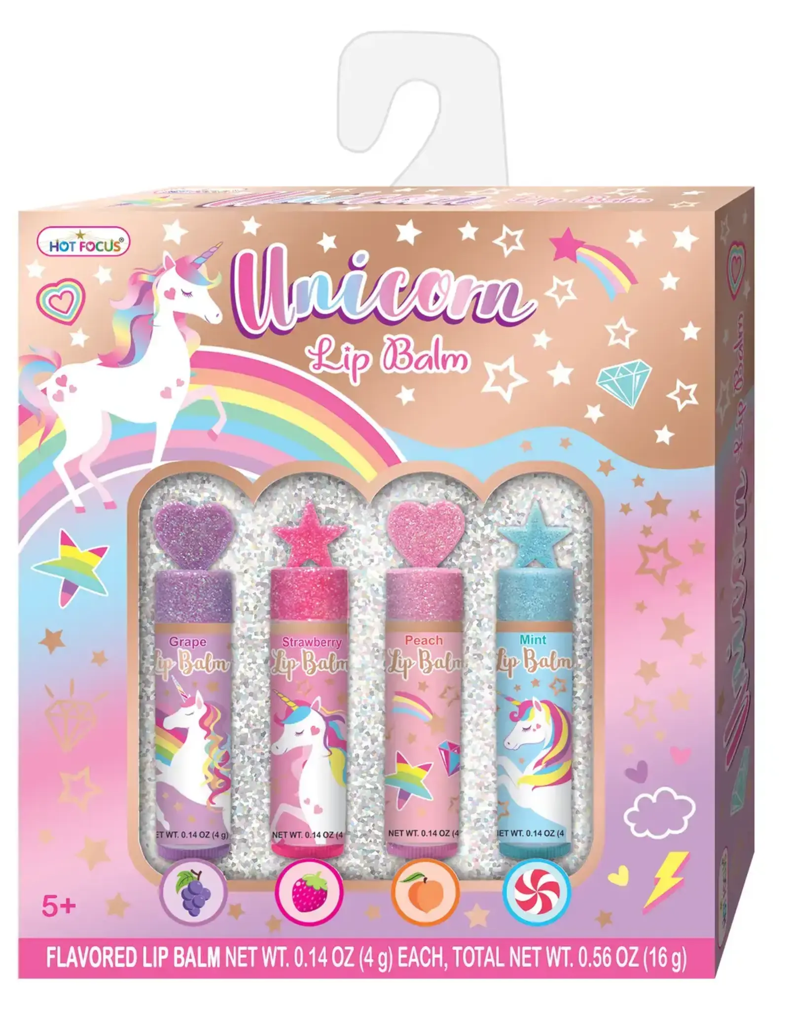 Hot Focus Unicorn Lip Balm