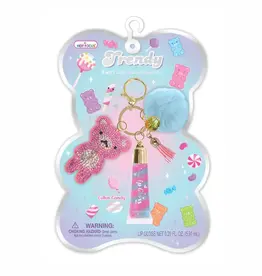 Hot Focus Trendy Lip Gloss with Keychain, Gummy Bear