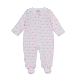 Kissy Kissy PJs Baby Bows Footie w/ Zip