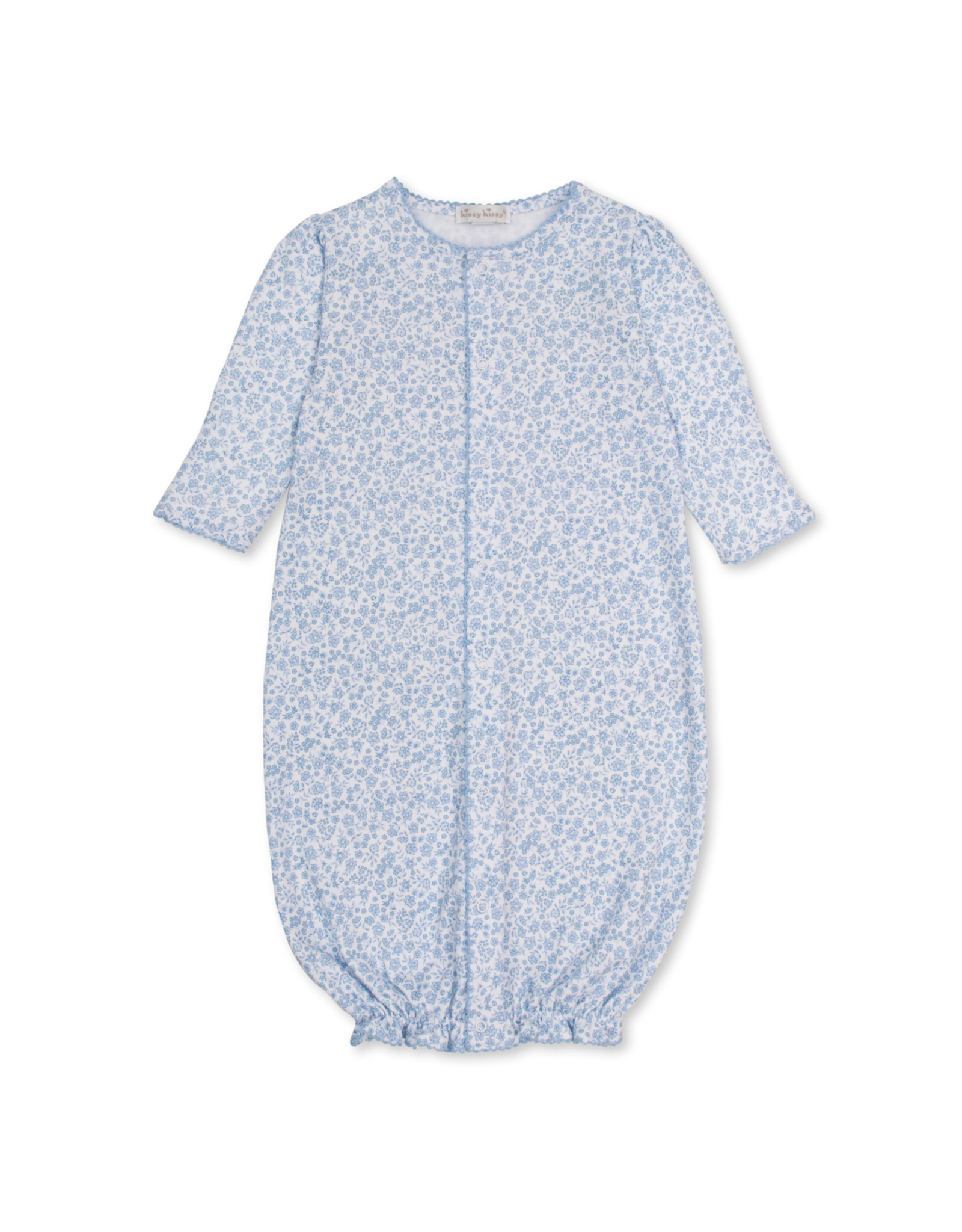 Kissy Kissy Fall Blooms Light Blue Conv Gown