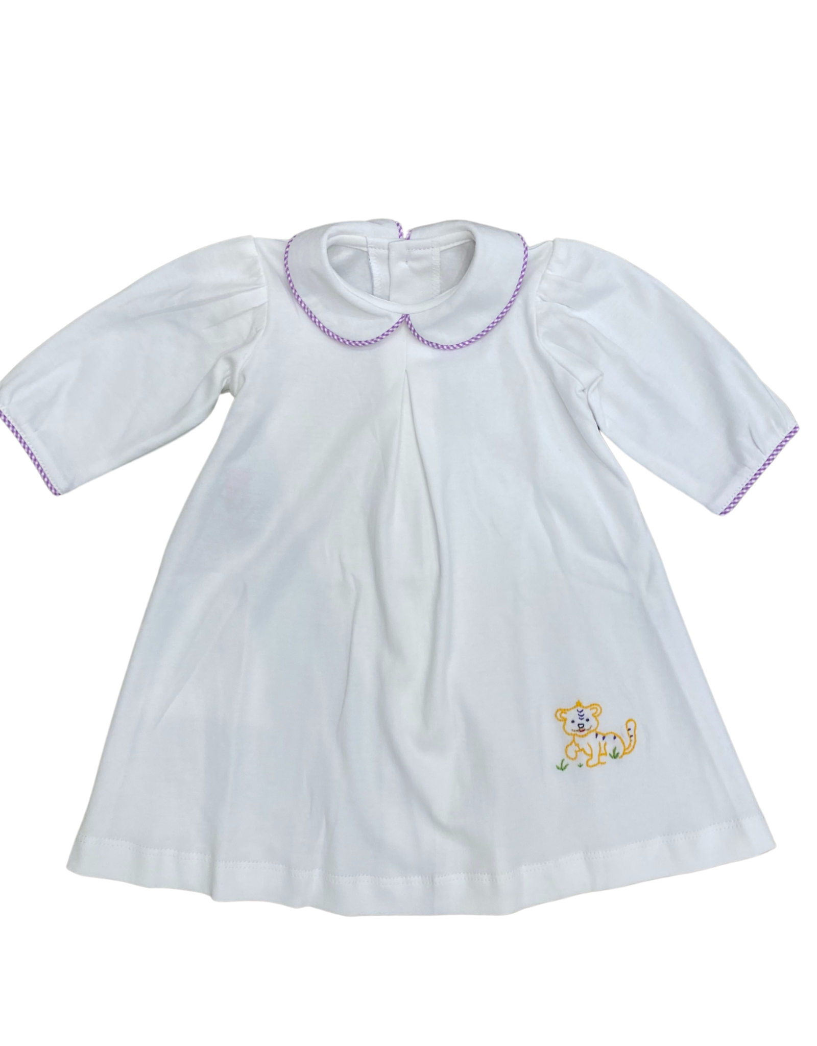 Southern Saturday Purple/Gold Tiger Daygown